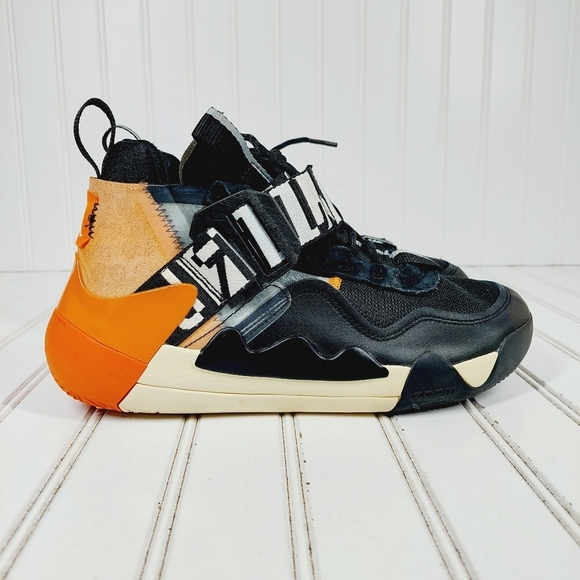 Jordan Defy SP Shattered Backboard Orange Black Athleisure Sneakers I546 - Picture 5 of 10